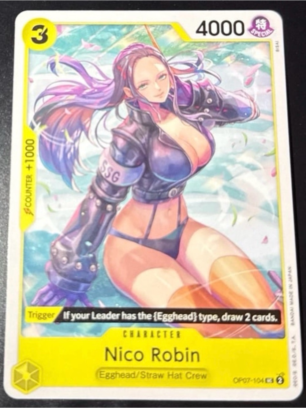 Nico Robin Egghead Strawhat One piece 500 years into the future OP07-104 Set Tra